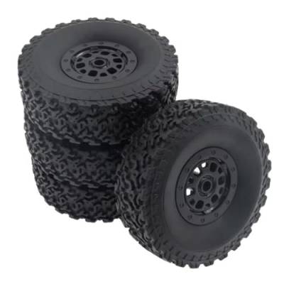 Kompatibel Mit MN D90 Für MN98 Für MN99s Für WPL C14 C24 C24-1 C34 C54 B14 B24 B16 B36 RC-Auto-Upgrade-Teile, 4 Stück, 70 Mm Reifen, Radreifen RC-Zubehör von hjuink